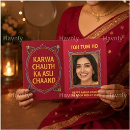 havnly Karwachauth Gift for Wife Greeting Card image 2