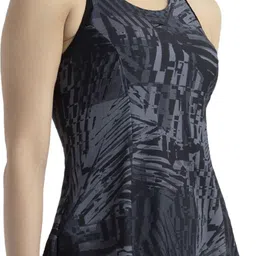 speedo Racerback Swimdress With Boyleg - Endurance10 Printed Women Multicolor Swimsuit image 3