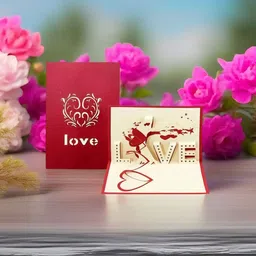 deo dap 3D Pop up Greeting Card for Love, Anniversary Greeting Card image 2