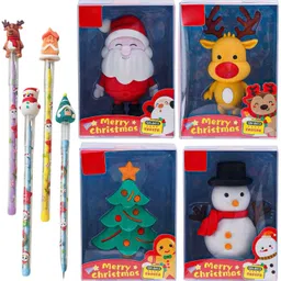 Eraser Rubber Set 4 Box with 4 Piece Pencil Non-Toxic Eraser-image-17