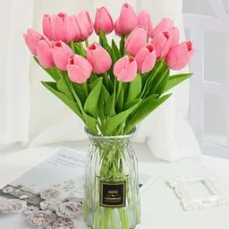 ubs Pink Tulips Artificial Flower image 2