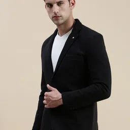 showoffff Men Solid Single Breasted Casual Blazer image 3