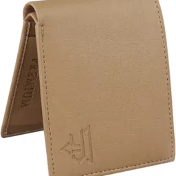 jnd Men Casual Beige Genuine Leather Wallet image 4