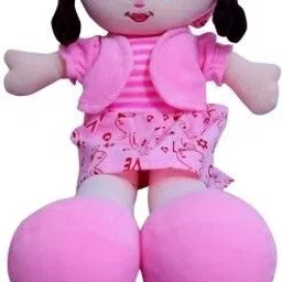 khatu shyam Super soft toy Cute doll for kids girls and boys for gift size 65cm Pink - 65 cm image 4