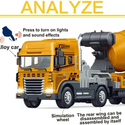 dianor Cement Mixer Truck Toy Construction Vehicle Engineering Diecast AlloyModel image 4