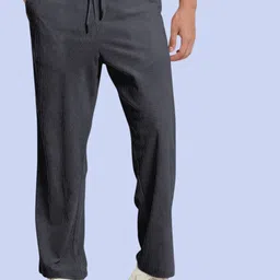 nivedanm Men Solid Grey Track Pants-picture-31