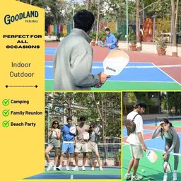 goodland Premium Pickleball Play Set Fiber Galss With Net (BROOKLYN) Tennis Net image 5