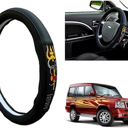 gs grow n shine Hand Stiched Steering Cover For Tata Sumo-picture-20