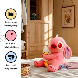 rudrav Flufies Duck and Stitch Soft Toy For Kids - Soft Toys for Girls and Boys - 25 cm image 4