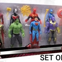 the mechanic Superheros action figures set of 5 image 1