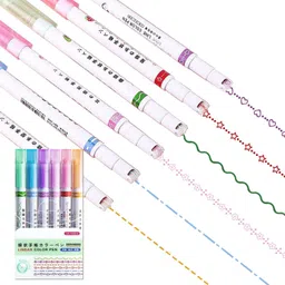 velco Linear Color Pen Highlighter Pen Set Line Markers Colors For Adults&Kids Marker Ink-picture-23