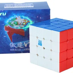 cuberkart MoYu AoSu 4x4 V7 Magnetic Single-Track Speed Cube, Compact 58mm-picture-23