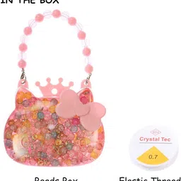 ambitieux DIY Kitty glass beads box Bracelet Making Kit . image 2