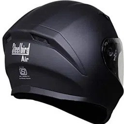 steelbird air FULL FACE DUAL VISOR SBA-21 ISS RAPTOR DASHING BLACK-M SIZE 580 MM Motorbike Helmet image 3