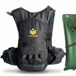 motard Waterman H20 Hydration Tactical Backpack Black with 3L Hydration Pack-picture-18