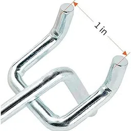 q1 beads 12 Pcs 6" Pegboard Panel Hooks Peg Display Hooks for 1” Spaced Pegboard Hook 1 image 3