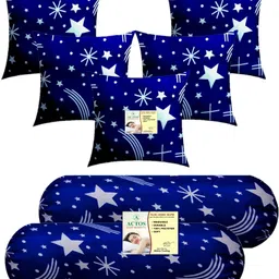 actos Combo Set Of 5 Cushion And 2 Microfibre Nature Bolster Pack of 7-picture-14