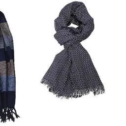 aimee Striped Pure Cotton Men Multicolor Fancy Scarf-picture-12
