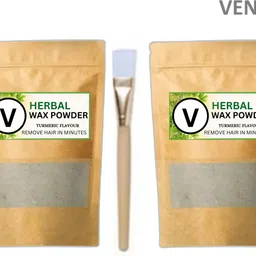 venvo Brown Wax Powder Set – 2 Units with Brush Applicator Powder-picture-12