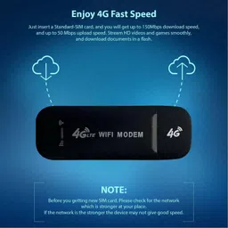 Zeorgia 4G LTE Wireless Wifi Data card Dongle Stick with All SIM Network Support Data Card image 3