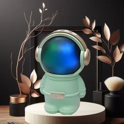 GUGGU M6 Astronut Bluetooth Speaker & Mini wireless desktop speaker With HD Sound V404 6.8 W Bluetooth Speaker image 1
