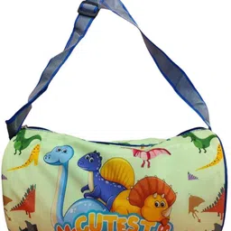 amanvani 20 L Gym Duffel Bag - Cute Dinosaur Animal Printed Duffel Bag for Kids Swimming Travles - Yellow-picture-24