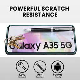 ArmourPro Edge To Edge Tempered Glass for Samsung Galaxy A35 5G, Samsung Galaxy A35, Samsung Galaxy A55 5G, Samsung A55 5G image 4