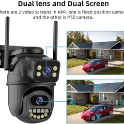 SROPX 4G Outdoor Dual Lens CCTV Camera with Ultra HD Quality and App Control Security Camera image 3