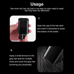 arj Natural Charcoal root-touch up hair color Stick image 2