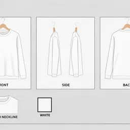 try this Men Solid Round Neck Cotton Blend White T-Shirt image 4