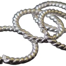 BOLD PLAIN TOERING HAND CRAFTED GERMANSILVERS Brass Toe Anklet-image-89