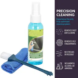 NIGSUR (2 Pack) 3 in 1 Screen Cleaning Kit with Brush and Micro-fiber Cloth for Mobiles, Laptops, Computers image 3