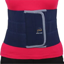 fitlux care Abdominal Lumbo Sacral Belt | Lower Back Pain Relief| Breathable Belt (Size-XL) Abdominal Belt-picture-38