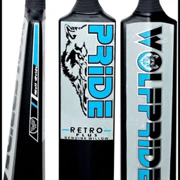 Retro Classic Blue Sticker Black Grip Black Plastic Cricket Bat PVC/Plastic Cricket Bat For 9 - 11 Yrs-image-78