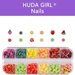 huda girl 3D Fruit Nail Art Decorations Strawberry,Cherry and More for Nail Manicure(N-26) image 3