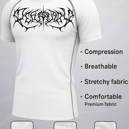 wayup Premium Compression T-Shirt for Men | Gym, Running, Training Sports Wear Men Compression image 4