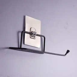 EVANEX Wall Mounted Self Adhesive Tissue Roll & Napkin Holder 15.5 inch 1 Bar Towel Rod image 4