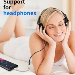 Relix usb c to 3.5mm Audio Adapter (white) |Hi-Res DAC Stereo Aux Converter Dongle , usb c type audio jack Phone Converter image 5