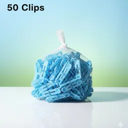 shubhi 50 clips 2 packj Plastic Cloth Clips-picture-35