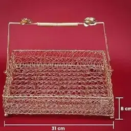 madan enterprises 03 Stainless Steel Flower Basket image 3