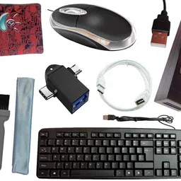 ANJO USB Keyboard-LED Mouse-Pad-2.0 Hub-3in1 Cleaning Kit-OTG M&C 2in1-Ext Cable 1.5m Combo Set-picture-28