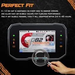 friendzon Screen Guard For TVS APACHE RTR 160 4V / 200 4V 2025 [Not Tempered Glass] Bike Crash Guard image 4