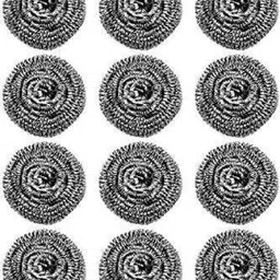 welkin Steel Scrubber juna/ Scrub Pad 12 Stainless Steel Scrub-picture-18