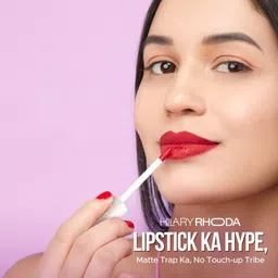 hilary rhoda Matte Trap Liquid Lipstick |Non-Transfer & Waterproof Lipstick |8-Hour Long Stay image 2