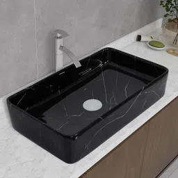 plantex Ceramic Basin for Bathroom/Table Top Basin/Washbasin for Bathroom-Marble Finish (APS-SLATE-NS-427) Table Top Basin-picture-11