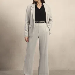 vero moda Women Solid Single Breasted Casual Blazer image 5