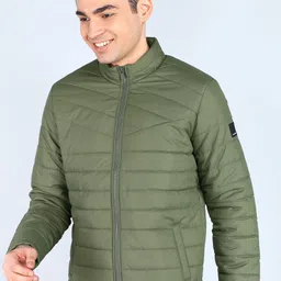 pepe jeans Men Solid Bomber Jacket image 3