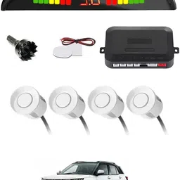 zplus Universal 4 White Reverse Parking Sensor With LED Display For Cars-301 Safety of Passengers/Car One Alarm Kit-1388 Parking Sensor-picture-27
