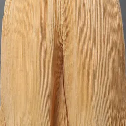 elleven Women Loose Fit Gold Polyester Trousers image 5