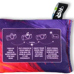 Hygeen Charcoal Deodorizer Pouches | Natural Odor Remover for Gym & Cars Odour Control image 2